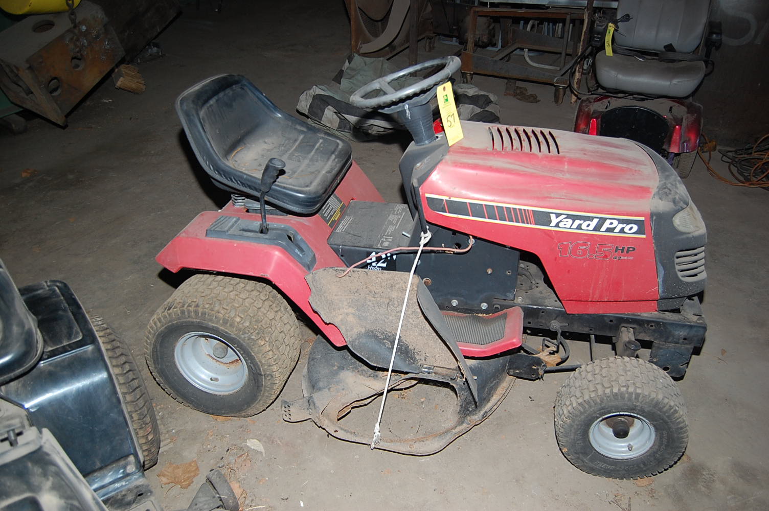 Yard Pro Riding Lawn Mower, 16.5 HP/42 in. Cut