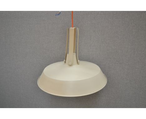 A Danish ivory white ceiling light fitting 