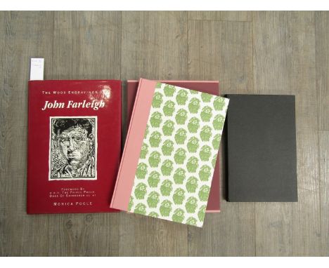 Three books on Wood Engravings - 'John Farleigh' by Monica Poole, Gresham Books. 'Margaret Bruce-Wells' by Jeremy Greenwood, 