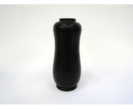 A Poole Black Panther Peanut vase. 27cm high   