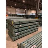 (140x) Teardrop Pallet Rack Beams, 100" X 3-1/4", 2-Tab ($70 Loading fee will be added to Buyer's in