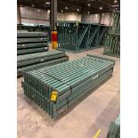 (56x) Teardrop Pallet Rack Beams, 100" X 3-1/2", 2-Tab ($30 Loading fee will be added to Buyer's inv