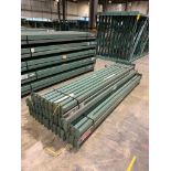 (43x) Teardrop Pallet Rack Beams, 100" X 3-1/4", 2-Tab ($20 Loading fee will be added to Buyer's inv