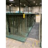 (15x) Teardrop Pallet Rack Uprights, 60" X 18' 6", 3" X 3" Leg, 3" X 4-1/2" Footplate ($30 Loading f