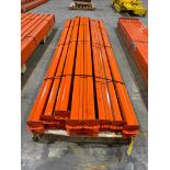 (19x) Teardrop Pallet Rack Beams, 134" X 4-1/2", 4-1/4", 2-Tab ($10 Loading fee will be added to Buy