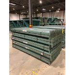 (140x) Teardrop Pallet Rack Beams, 100" X 3-1/4", 2-Tab ($70 Loading fee will be added to Buyer's in