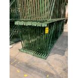 (15x) Teardrop Pallet Rack Uprights, 48" X 16', 3" X 1-5/8" Leg, 3-1/4" X 4-1/4" Footplate ($30 Load