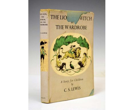 C. S. Lewis - 'The Lion, The Witch and The Wardrobe' - First edition, first impression (no later impression stated), with ill