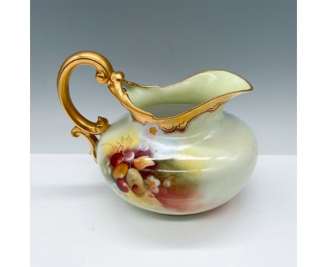 This elegant Pickard pitcher, hand-painted with a Currant and Autumn Leaves design, was created by the renowned artist Maxwel