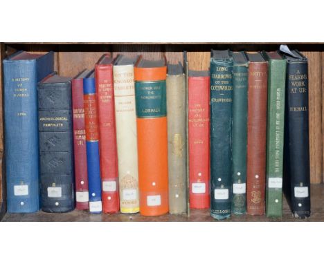 ARCHAEOLOGY, SUBJECT, HALF A SHELF OF BOOKS, TO INCLUDE PALMER, L. R ON THE KNOSSOS TABLETS, 1963, ALL EX PUBLIC LIBRARY