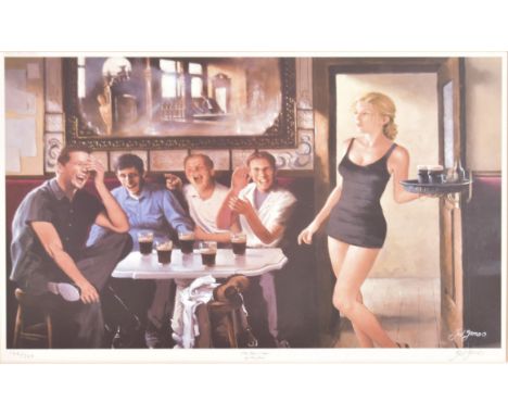 Ted Jones (Irish, b. 1952) The Stag's Night, 2000Print on paperLimited edition No. 148 / 500Signed &amp; numbered in pencil P