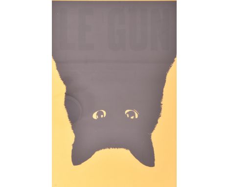 Y Le Gun (British Collective, b. 2004-)Upside Down CatScreenprint in coloursNumbered in pencil 1/50Framed and glazed
LE GUN w