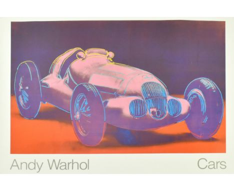 Y After Andy Warhol (American, 1928 -1987)'CARS' 1937 MERCEDES-BENZ W 125, 1980sPrint on paper posterUnframed
 Measures appro