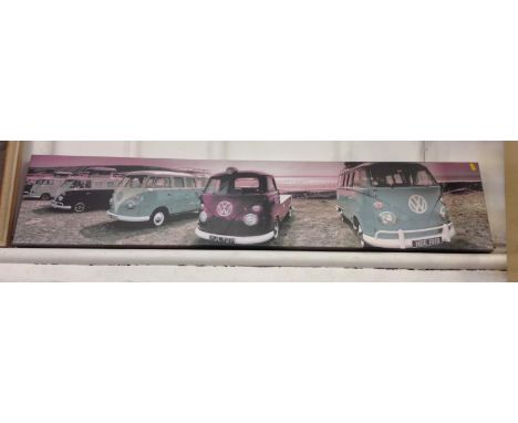Canvas Print VW Beetles 