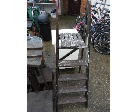 Folding Wooden Step Ladders 