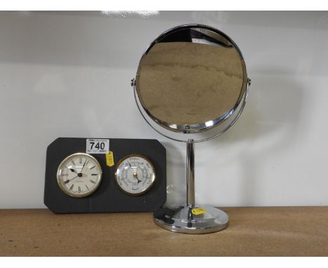Shaving Mirror and Barometer 