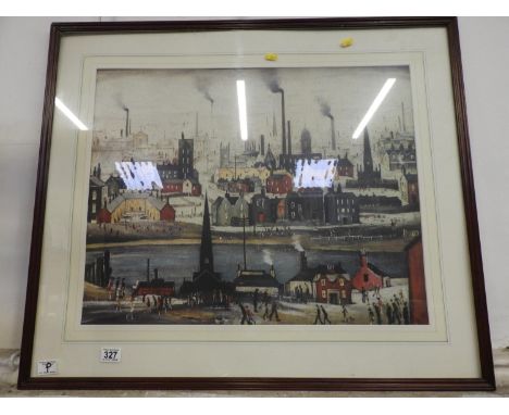 Large Framed Lowry Print 