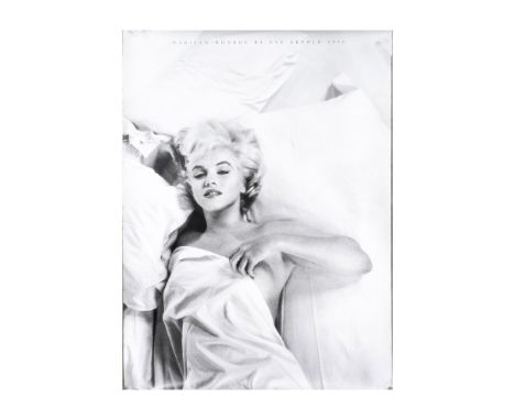 Full title printed at top: Marilyn Monroe by Eve Arnold 1960. High quality black and white poster print with matte finish. Fe