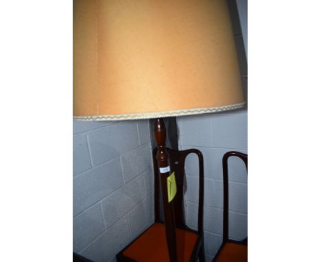 A traditional standard lamp