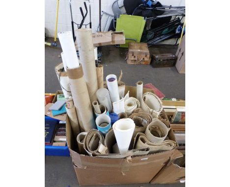 LARGE BOX OF VARIOUS ORDNANCE SURVEY AND OTHER MAPS