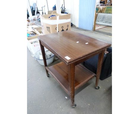COMBINATION TEA TROLLEY AND CARD TABLE