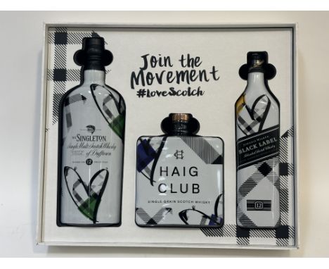 A collectors box set for International Scotch Day 2017 for "Join the Movement #LoveScotch" comprising, The Singleton Single M