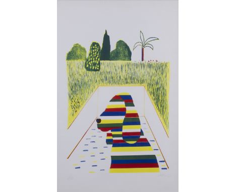 Etienne ELIAS (1936-2007), color silkscreen Untitled, numbered 11/175, signed and dated 1967Etienne ELIAS (1936-2007), kleure