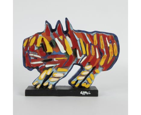 Karel APPEL (1921-2006), ceramic sculpture after Karel Appel's work ‘Clown Cat’, numbered 49/499, edition Reflex modern art g