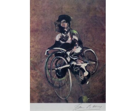 Francis BACON (1909-1992), print-multiple Portrait of George Dyer Riding a Bicycle, signedFrancis BACON (1909-1992), print-mu