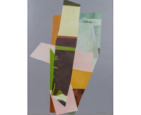 Lucas De Vuyst (1951), oil on canvas Composition, signed and dated '91Lucas De Vuyst (1951), olie op doek Compositie, geteken