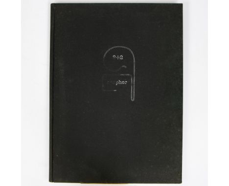 Michel SEUPHOR (1901-1999), 2 PLUS 2, two poems and two signed etchings by Michel Seuphor. Text by Jan D'haese and published 