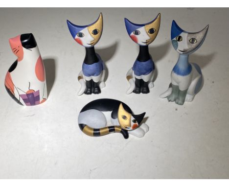 Collection of modern Goebel cats 