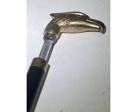 Modern sword stick with eagle head 