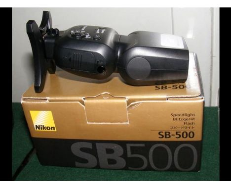 A boxed Nikon Speedlight CONDITION REPORTCase and Manual including in box