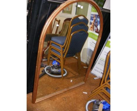 A large gilt framed overmantel mirror 