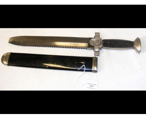 A WWII Nazi German Third Reich medical Hewer with 26cm saw back tipless blade CONDITION REPORTIn our judgement, condition of 