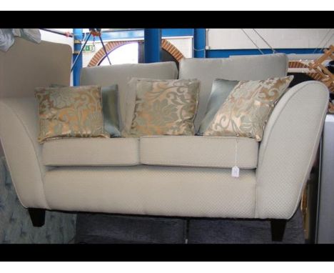 A two seater sofa with assorted cushionsCONDITION REPORT166cm x 94cm x85cm