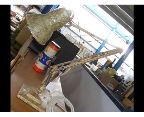 A vintage angle poise lamp 