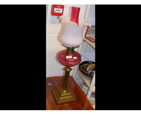 A tall oil lamp CONDITION REPORTgood condition