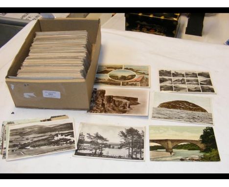 A collection of around 500 vintage topographical postcards of Scotland, Wales, Ireland, Channel Islands