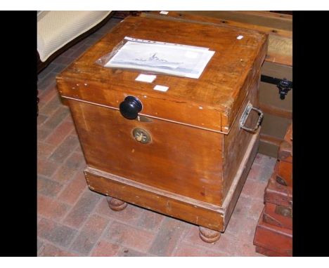 A vintage box refrigerator 