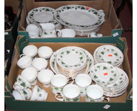 A Duchess eight place dinner and tea service in the Ivy pattern No. 509