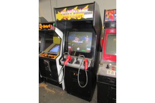 Point Blank Upright Shooter Arcade Game Item Is In Used Condition