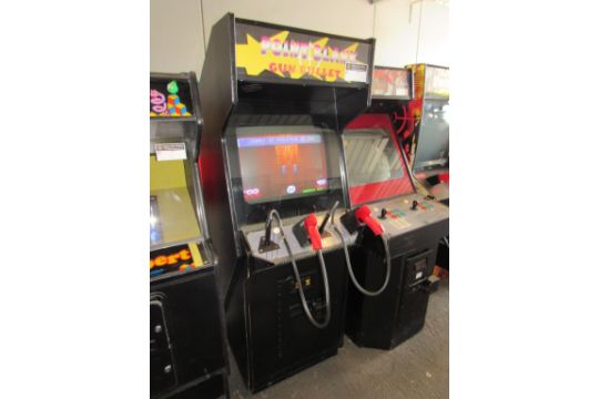 Point Blank Upright Shooter Arcade Game Item Is In Used Condition