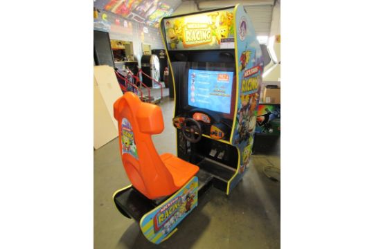 Nicktoons Racing Sitdown Arcade Game Item Is In Used Condition