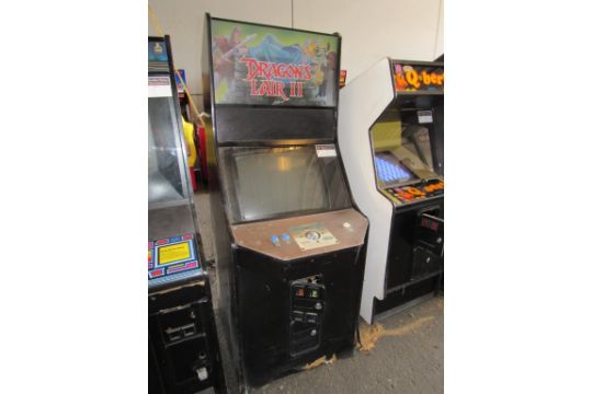 Dragons Lair Ii Arcade Game Cabinet Only Item Is In Used Condition Evidence Of Wear And Commer