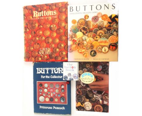 Buttons - reference books, comprising - &nbsp; &nbsp; &nbsp; Squire (G) - Buttons, A Guide For Collectors, 1st edition, 1972,