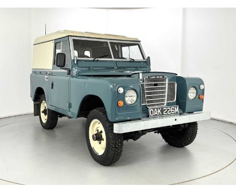 Registration: OAK226M VIN: SABTVR0329B263057 Milage Showing: 11,000 Transmission: Manual MOT: Exempt2.25 litre petrol engineO