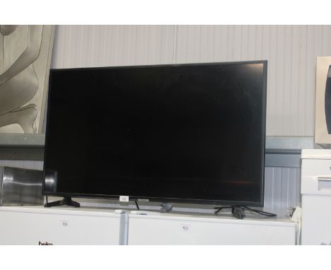 A Samsung flatscreen television lacking remote control