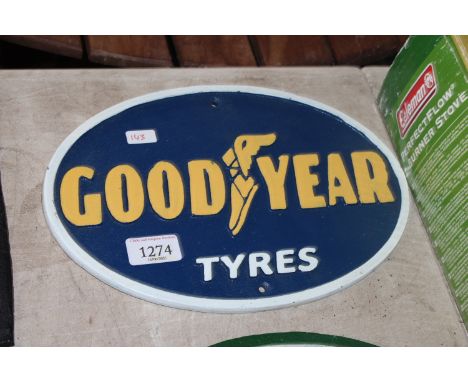 A reproduction Goodyear Tyres advertising sign (143)